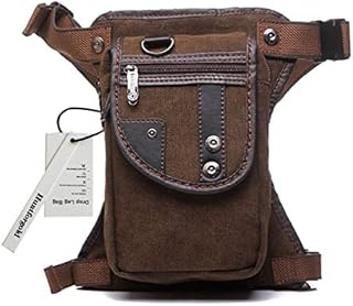 Huntforgold Multifunktion Beintasche Hüfttasche Tactical Military Oberschenkeltasche Beintasche Braun für Fahrrad Motorrad Mountainbike