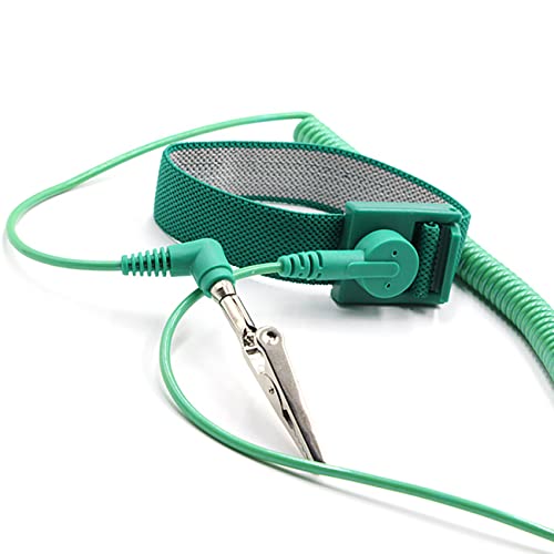 Anti Static Wrist Strap with grounding Wire ESD Anti Static Wristband Adjustable Coiled Cord Anti Shock Wristband (1) - Image 5