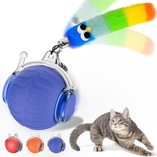 UPSKY Interactive Cat Toy Ball for Indoor Cats, Automatic Moving ...