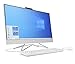 HP All-in-One Desktop Computer, 11th Generation Intel Core i5-1135G7 Processor, Intel Iris Xe Graphics, 8 GB RAM, 256 GB SSD, Windows 10 Home (27-dp1006, Natural Silver)