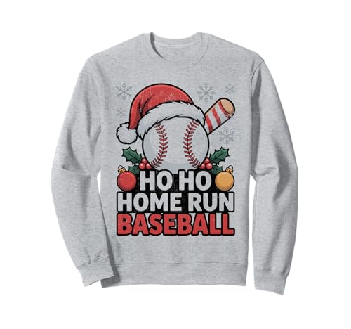 Ho Ho HOME Run Funny Baseball lover�N���X�}�X�T���^�n�b�g �g���[�i�[