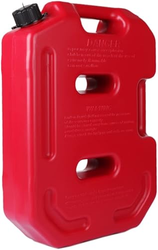 Miniatura 4 de automoris Paquete de gasolina roja de 10 L2.6 galones, contenedor de gasolina, contenedor de agua, almacenamiento de repuesto de emergencia para