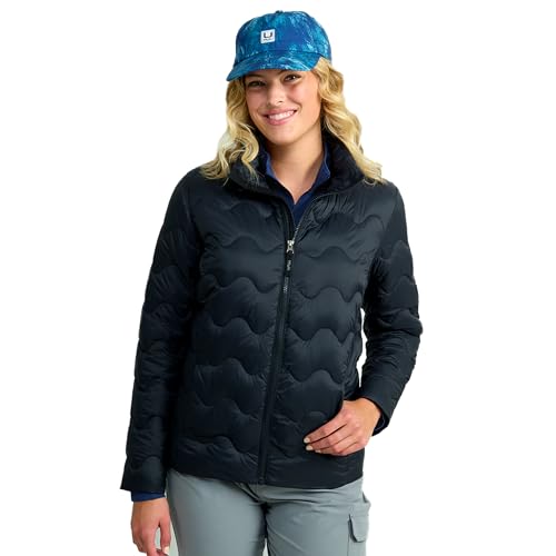 Veste thermique Femme de pêche avec déperlance DWR HUK Wave Jacket