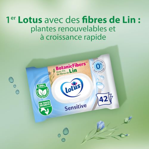 Papier Toilette Humide Doux Fibres Naturelles Sans Plastique Lotus Le Paquet De 42 Feuilles - vue 9