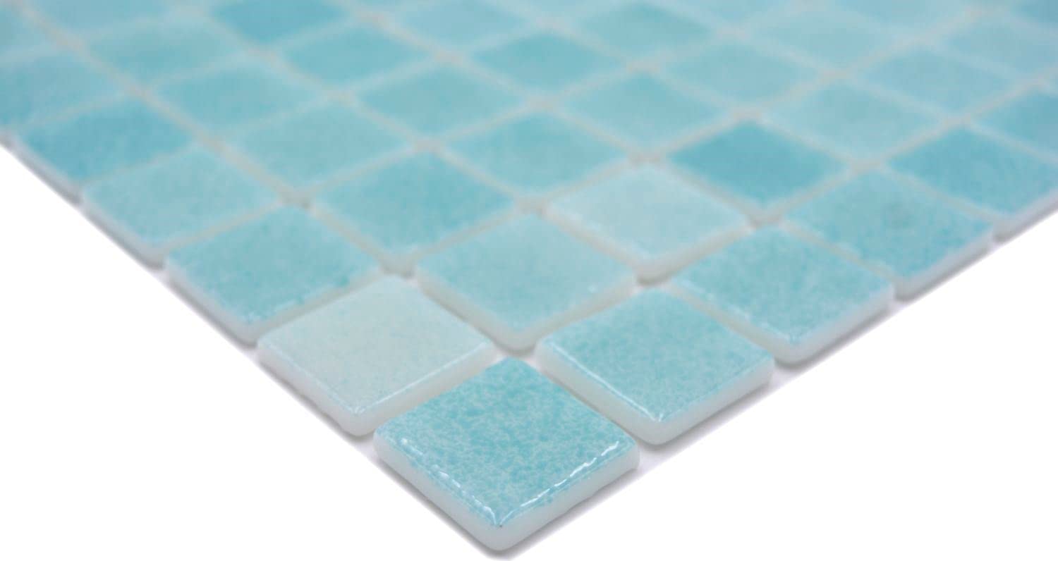 Mosaico de mosaico para piscina, color verde turquesa