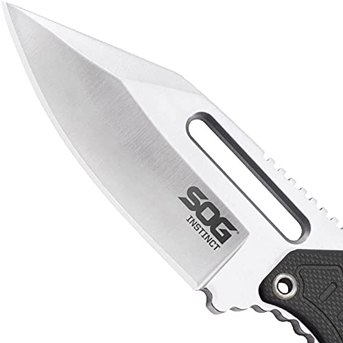 Sog NB1012-CP Small Fixed Blade Knife - Instinct Boot Knife, Edc Knife, Neck Knife, 2.3 Inch Full Tang Blade W/ Knife Sheath And Clip thumb #6