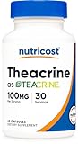 Nutricost Theacrine as Teacrine 100 MG per Serving, 60 Capsules - 30 Servings, Vegan, GMO-Free