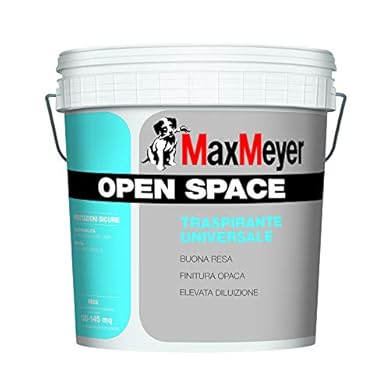 Foto di PITTURA MURALE IDROPITTURA TRASPIRANTE "OPEN SPACE" PER INTERNI BIANCA LT. 5 MAX MEYER