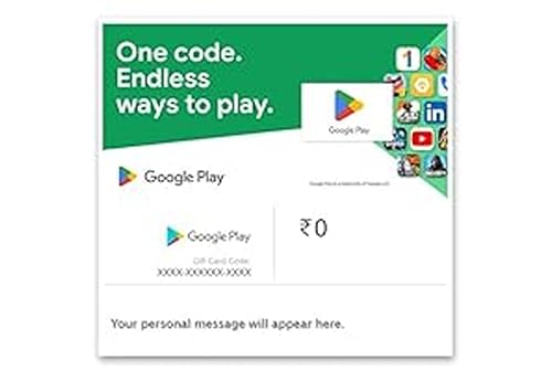 Google Play Gift Card | Up to 2% Cashback| Instant Delivery | Val...