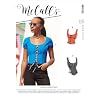 McCall's M8182A5 Misses' Scoop Neck Boned Corset Top Sewing Patterns Kit, Design Code M8182, Sizes 6-14