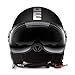 CASCO DEMI JET MOMO DESIGN FIGHTER EVO NERO OPACO /BIANCO TAGLIA ML