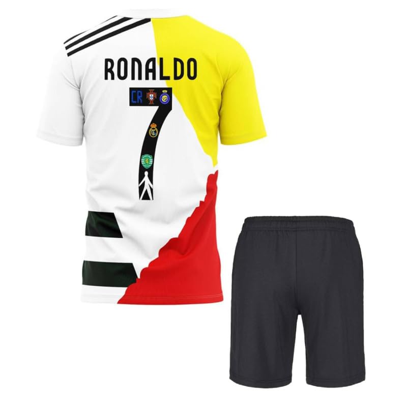 Image of Portugal Jersey 2023 Ronaldo 7 for Boys and Men