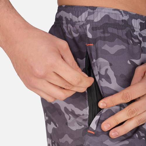 Image of NEVER LOSE Gym Compression Men's Skin Tight Shorts with Mobile Pocket for Gym, Running, Cycling, Swimming, Cricket, Yoga, Football & Many More Sports