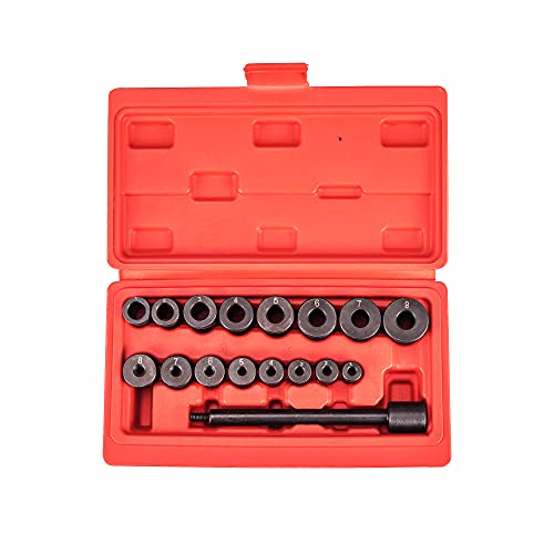 Shankly, Universal Clutch Alignment Tool Set - 17 Pieces, Precision Manufactured Steel Bushes And Chemically Blackened Includes A Heavy-Duty Carrying Case #TOP16