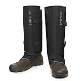 HUNTARMOR Snake Gaiters Leg Guards: Waterproof Snake Chaps for Hunting, Adjustable Leg Gaiter Snake