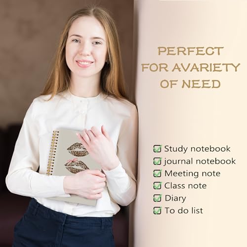 Fournitures de bureau carnet léopard à spirales pour cadeau tendance - 7