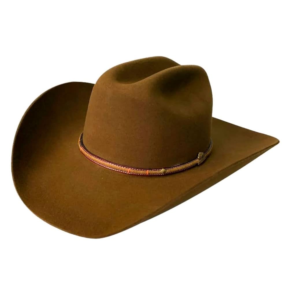 STETSON far felt ハット Stetson Men's 4X Drifter Buffalo Felt Pinch Front Cowboy Hat