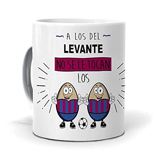 Taza de Regalo para Hinchas | A los del Levante no se le tocan los …| | Regalo para un Fanático del Levante | Idea de Regalo para Granotas, Día del Padre | Regalo Futbolero | Taza Cerámica 350ML | Ya disponible en tu tienda friki favorita! En mundofriki.es!