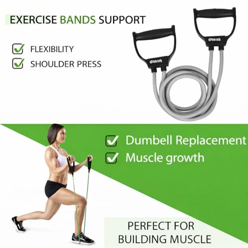 Image of SUREFIT Double Spring Tummy Trimmer with Resistance Tube - Heavy Duty Full Body Workout Abdominal Exerciser-Standard Size (Maroon)