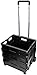 Price comparison product image Voche Pack "n" Go Large Folding Shopping Trolley 35kg Boot Storage Cart- Black