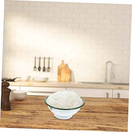 UPKOCH 4 Peças Tigela De Esmalte Vintage Grande Tigela Decorativa Recipientes De Sobremesa Recipient