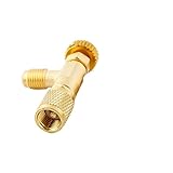 ACICS R410A R22冷凍ツールエアコン安全バルブアダプター1/4 "5/16"インチ男性/ファマールスレッド充電ホースバルブ (Size : A Type R22)
