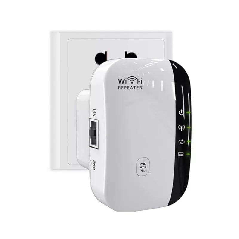 BLACKPOOL WiFi Repeater - Network Signal Range Extender | Fast Speeds up to 300Mbps | AP/Repeater Mode | WPS Function | 2.4Ghz Wireless WiFi Booster with Ethernet Port (B0CZNDBGD1) Amazon Price History, Amazon Price Tracker