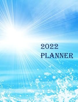 Paperback 2022 Ice Blue Planner Book