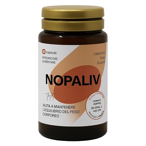 Integratore Dimagrante Donna e Uomo con Nopal, Guaranà e Moringa – Brucia Grassi Naturale, Controllo Appetito, Drenante Pancia – 60 Compresse – Formula Keto - Nopaliv AlohaLabs