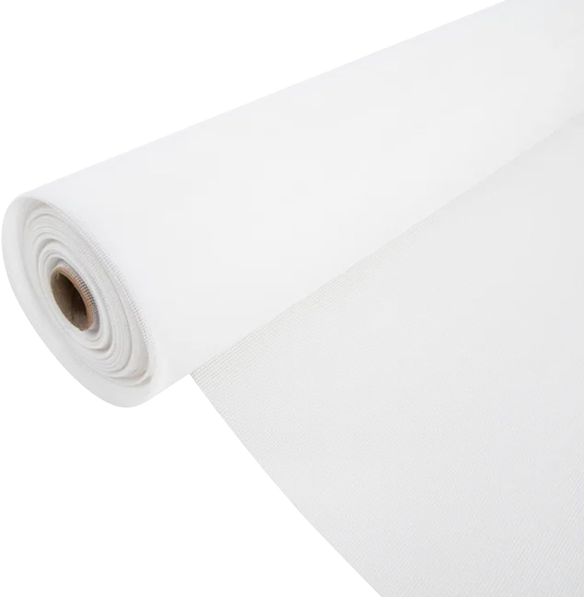 Windows and Door Screen Mesh Replacement, 59 x 236.2 Inch Cuttable DIY Adjustable Nylon Netting Roll for Patio, Porch, Sliding Doors, White