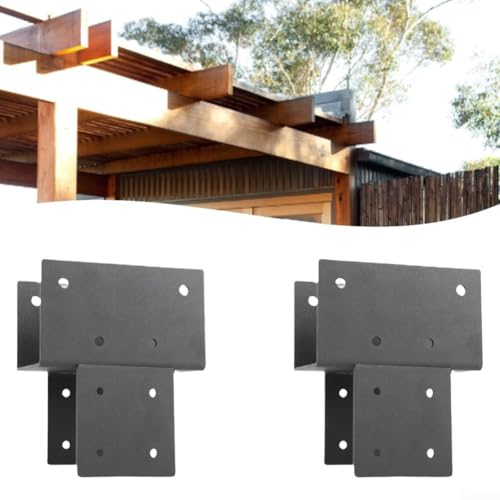 Heavy Duty 4x4 Column Cap with Actual Size 3 5x3 5 Inch, Metal Gazebo Beam Connector for Secure Fit and Stability in Outdoor Pavilion and Fence Construction (1pcs)