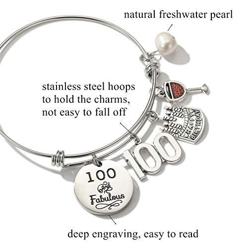 Image of Silver /14k Gold Plated Birthday Bracelet, Natural Healing Crystal Bracelet Gifts for Her Birthday for Daughter Granddaughter Friends Mom Grandma Sister