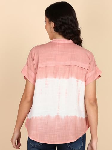 Image of Maaesa Hand Dyed Rayon Top for Women