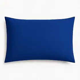 Kit com 2 (DUAS) Fronha de Travesseiro Medidas, 100% Poliéster, 70x50 cm, Azul
