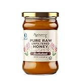 Apiterra - Buckwheat Raw Honey 100% Pure and Natural, 14 ounce