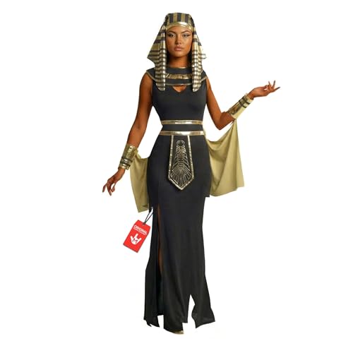 Morph Deguisement Cleopatre Femme, Déguisement Cleopatre Femme, Deguisement Egyptien, Costume Halloween Adulte, Déguisement Adulte Carnaval, M