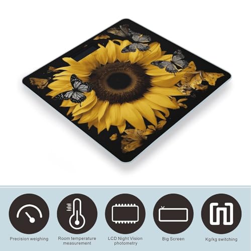 Báscula Digital de Baño con Plataforma Amplia y Alta Precisión miniatura 3