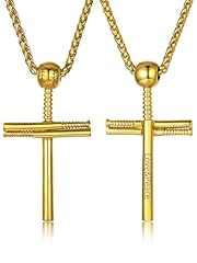 Baseball Cross-Gold