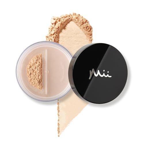 Mii Cosmetics Irresistible Face Base | 100% Pure Mineral Foundation | Award-Winning Face Powder Foundation | Vegan Formula, SPF 30 | Buildable Coverage | Flawless Finish | Precious 01 | 8g