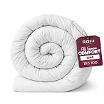 Rohi Anti Allergy King Size Duvet 10.5 Tog – All Season Duvets – Soft & Breathable Luxurious Hollowfibre Quilt with Corvin Cover – Midweight Comforter King Bed Duvet (All Season)