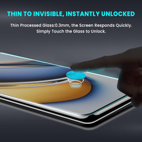 Image of ArmourPro 2 Pack Matte UV Tempered Glass for Oppo Reno 11 and Oppo Reno 11 Pro 5G, Premium Curved Screen Protector with Anti-Glare Finish, Edge-to-Edge Coverage, Fingerprint Friendly and Case Friendly