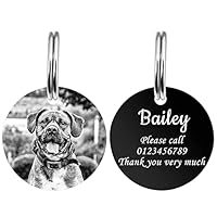 Medaglietta Per Cani Personalizzata - Incisione Nome E Telefono Regno Unito - Foto 4