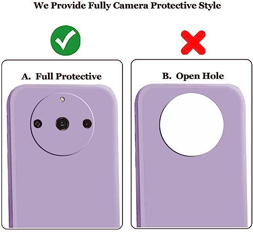 Image of A rtistque Liquid Silicone Back Cover Case for Realme Narzo 60 5G Shockproof TPU Soft Flexible with Camera Protection - Purple