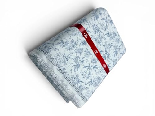 Image of JHABAK'S Unstitched 100% Pure Cotton Shirt Fabric for Men - Shirt Fabric & Kurta Material