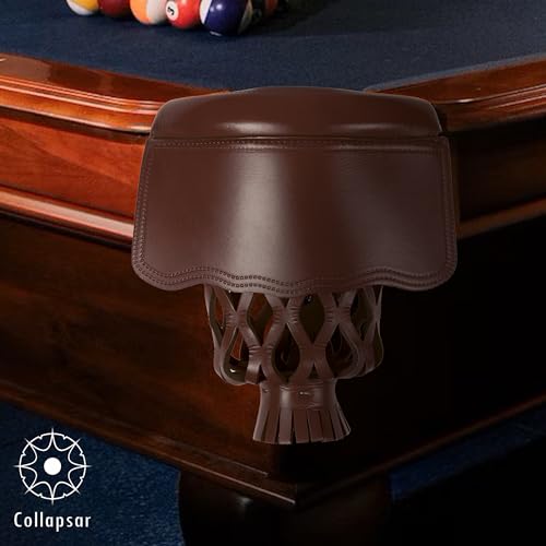 image for Collapsar Pool Table Pockets,Leatherette Billiard Pockets Set of 6,Rep