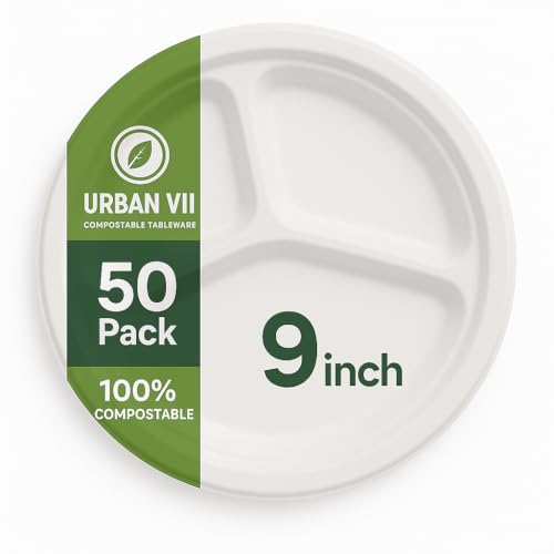32 oz Compostable Paper Bowls [250-Pack] – Heavy-Duty & Leak-Resistant Disposable Bowls, Natural Sugarcane Bagasse Fiber, Microwave-Safe, Eco-Friendly for Parties, Catering & Everyday (250, 12 Oz)