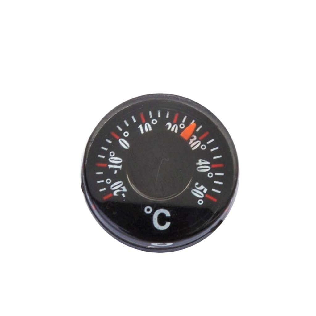 Rundes Thermometer aus Bimetall, rund, Außendurchmesser 20 mm