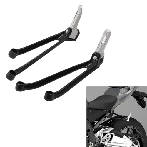 Support repose-pieds passager BMW S1000RR K46 solution duo alu noir robuste - 8