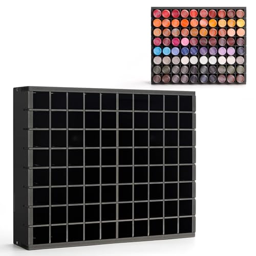 10 Best Paint Storage Racks Every Artist Needs to Organize Easily 6 80 Grids Wall-Mountable Paint Organizer Rack