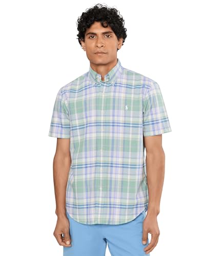 Image of POLO RALPH LAUREN Men's Classic Fit Plaid Oxford Shirt